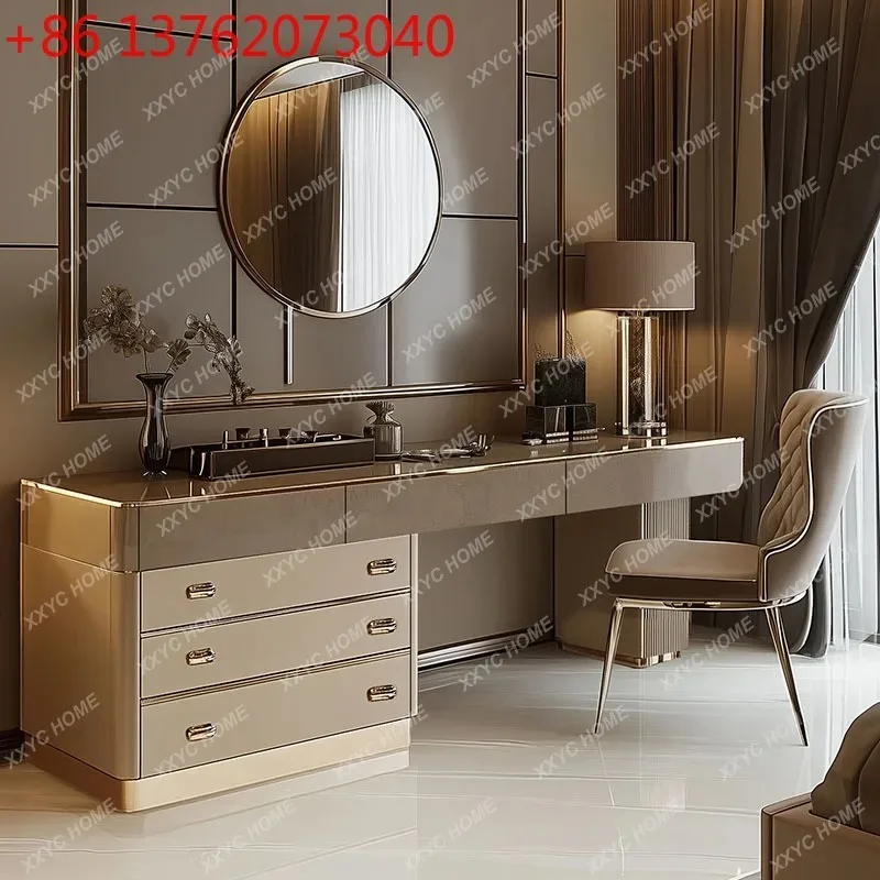 Beauty Makeup Vanity Set - A Full Set Wooden Vanity Table