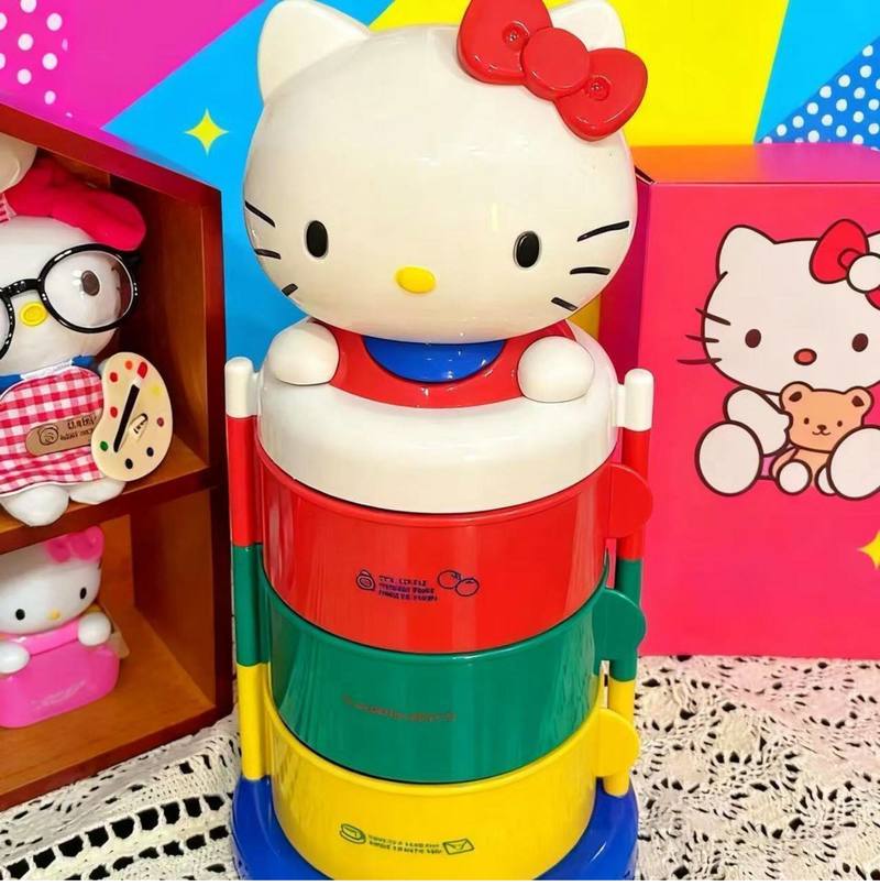 Beauty Makeup Desk - Cartoon Character Hello Kitty Storage Box