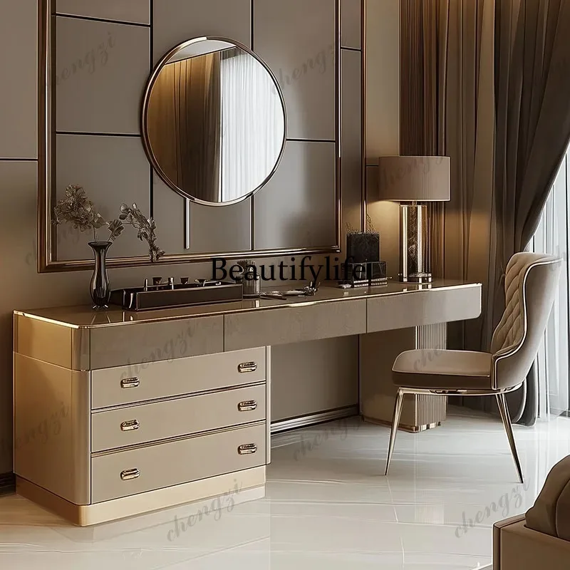 Beauty Makeup Vanity Set - E182 Full Set Wooden Vanity Table