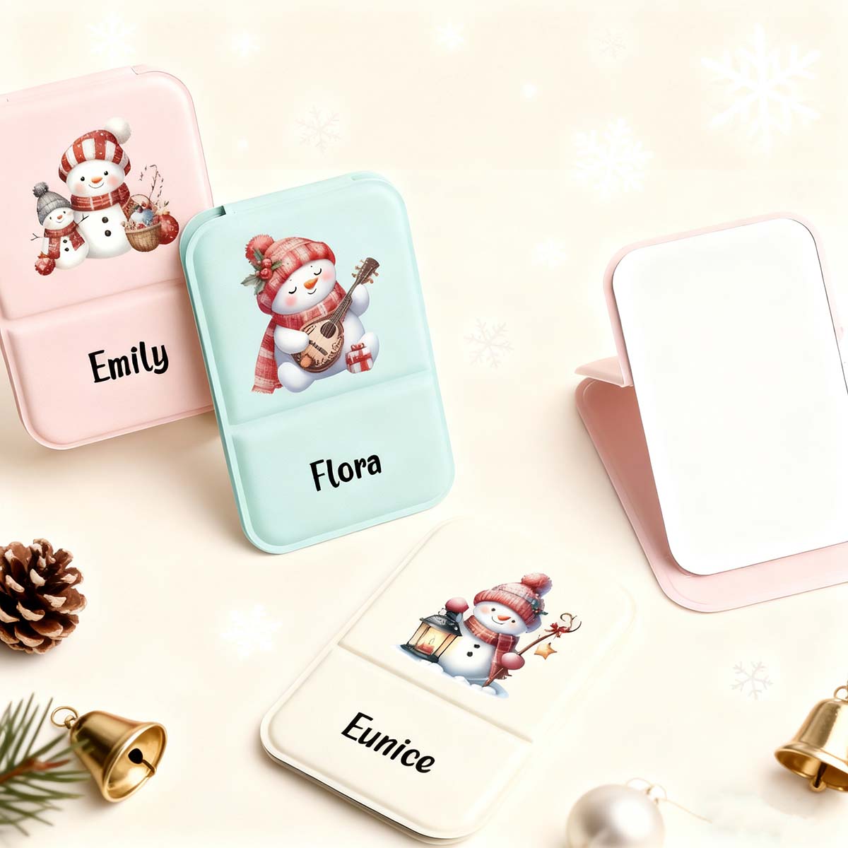 Beauty Makeup School - Customized Double-sided Folding Makeup Mirror Increase