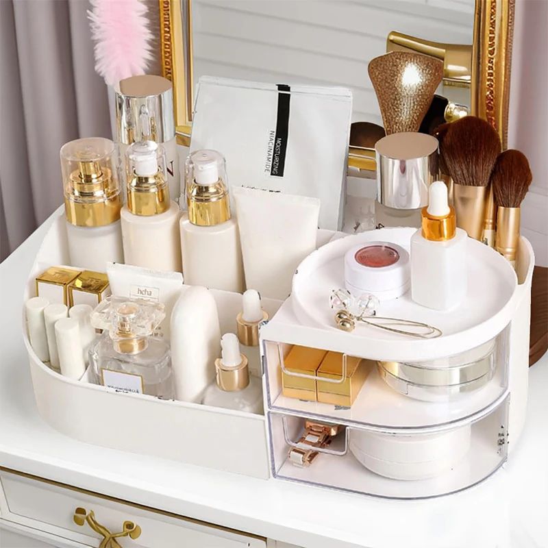 Large Capacity Cosmetic Storag - Beauty Makeup Desk 评论和价格
