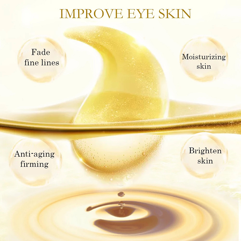 10/20pcs Golden Crystal Collag - Collagen Eye Patch 评论和价格