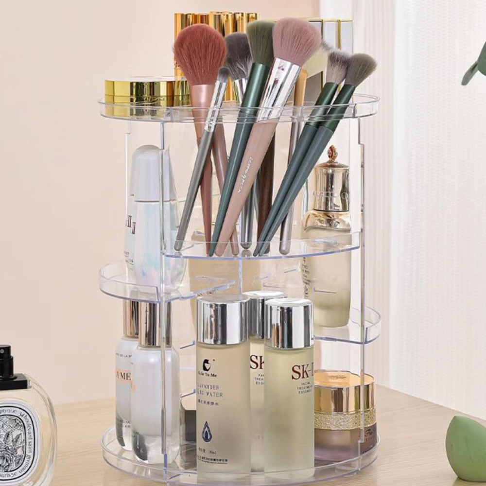 360-Degree Rotating Cosmetic S - Beauty Makeup Desk 评论和价格