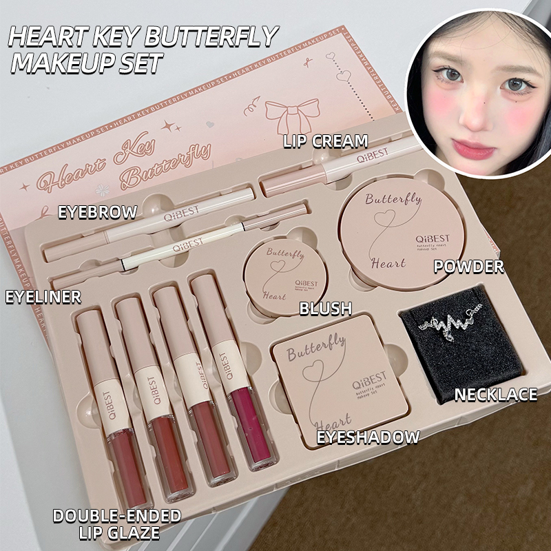 Makeup Gift Box Butterfly Bow  - Beauty Book Makeup Kit 评论和价格