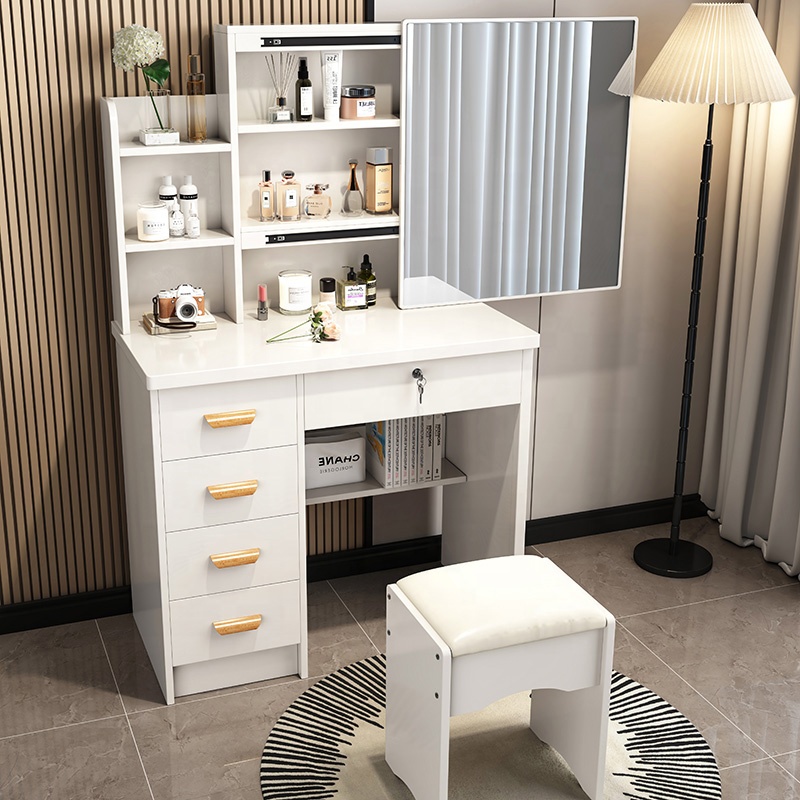 Women Nordic Style  Bedroom Fu - Beauty Makeup Vanity Set 评论和价格