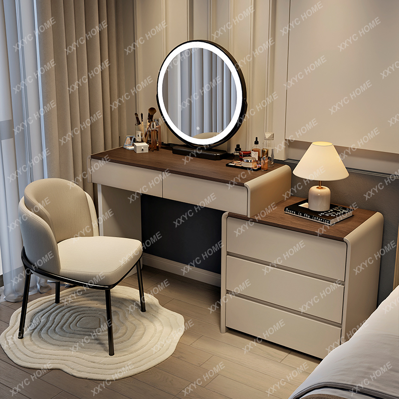HHAesthetic Wooden Vanity Tabl - Beauty Makeup Vanity Set 评论和价格