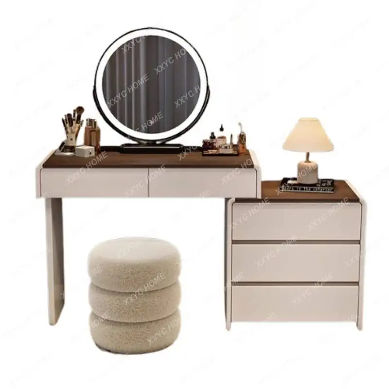 HHAesthetic Wooden Vanity Tabl - Beauty Makeup Vanity Set 评论和价格