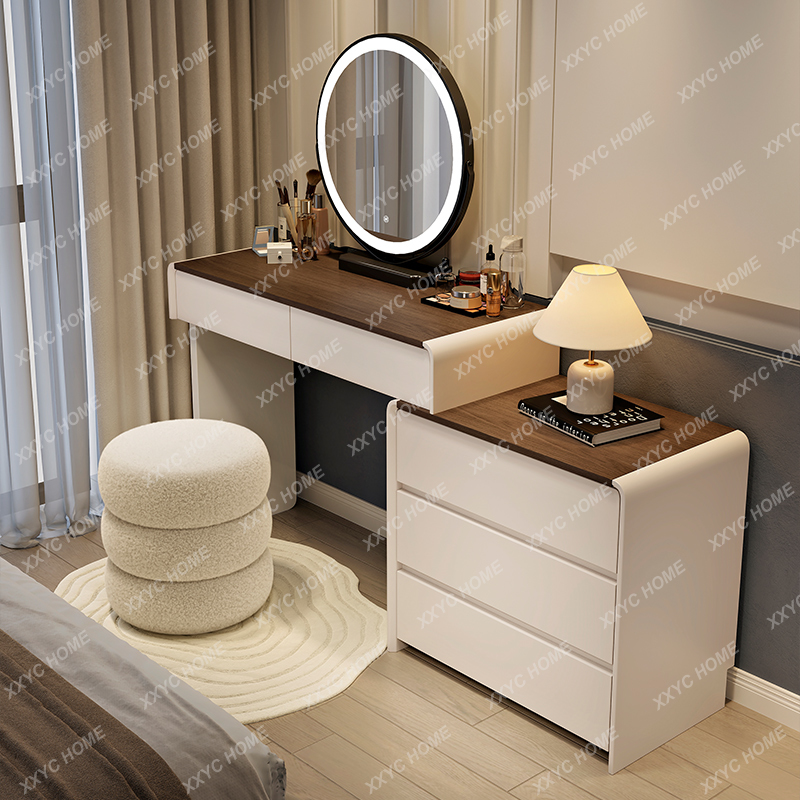 HHAesthetic Wooden Vanity Tabl - Beauty Makeup Vanity Set 评论和价格