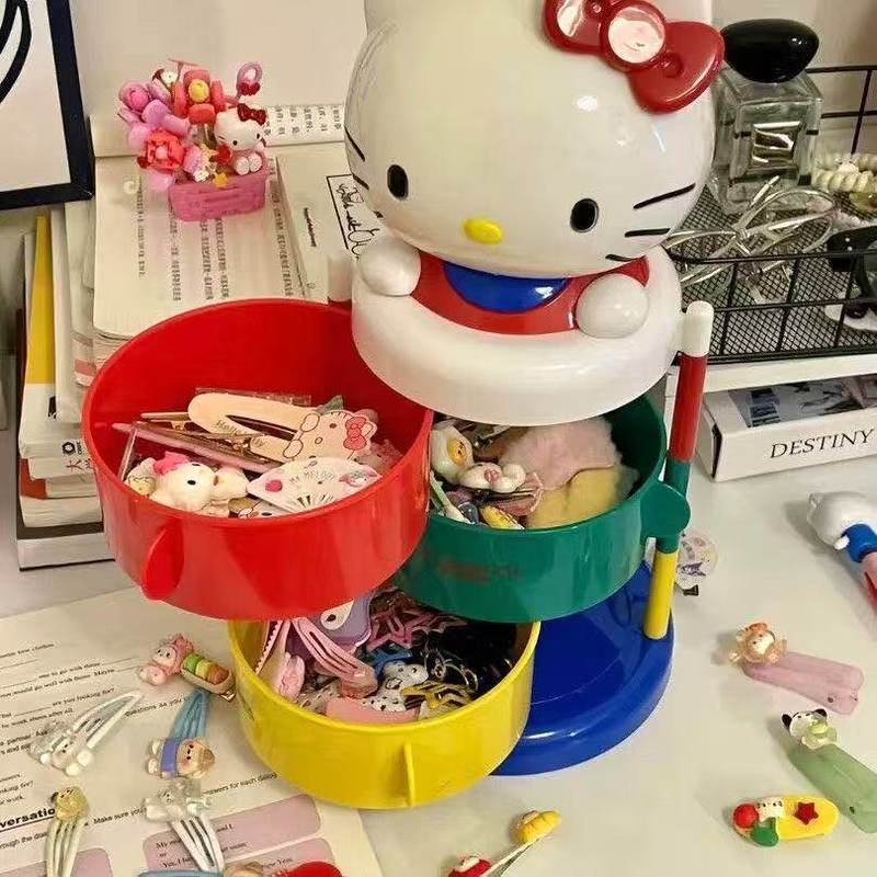 Cartoon Character Hello Kitty  - Beauty Makeup Desk 评论和价格