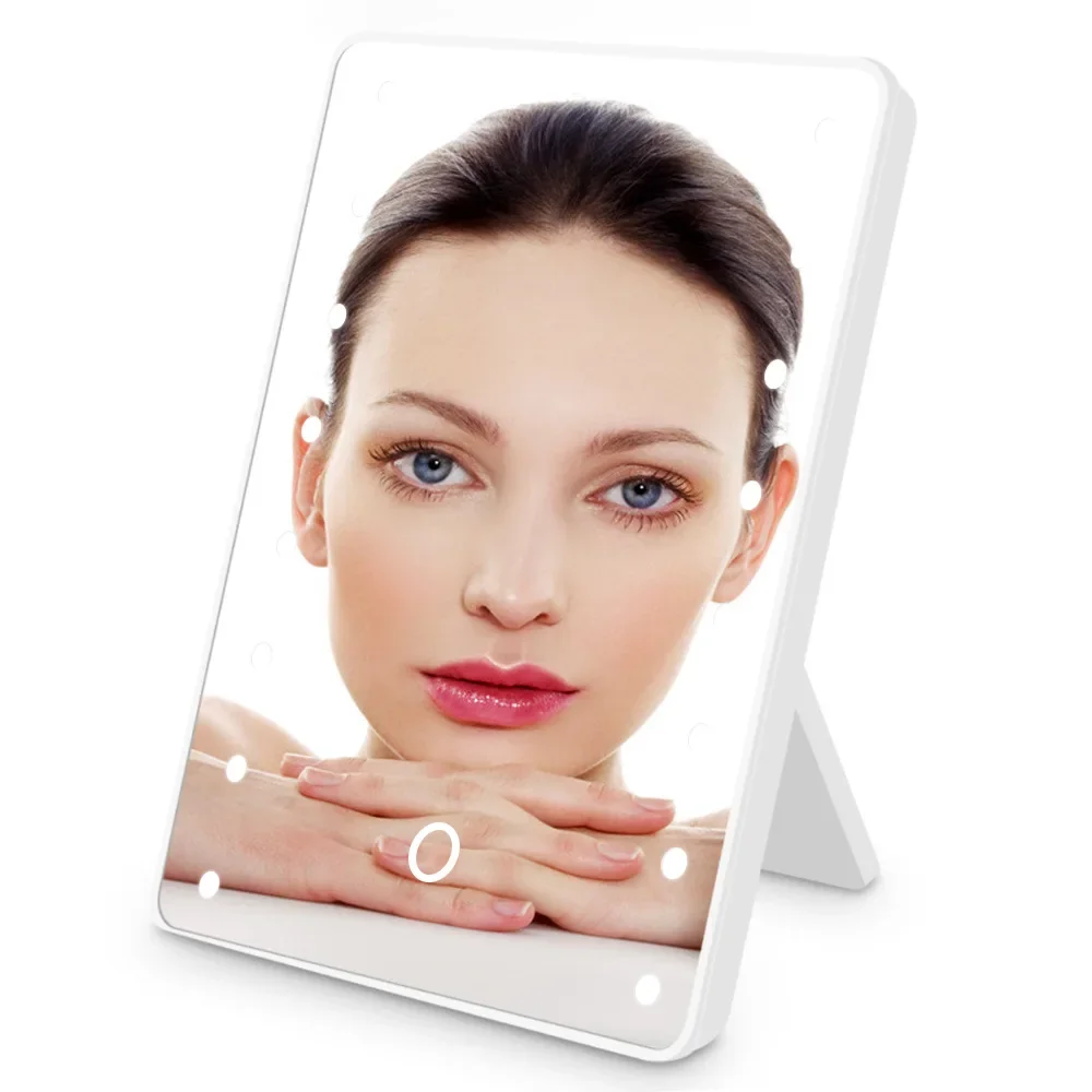 16 LEDs Makeup Mirror with LED - Beauty Makeup Desk 评论和价格