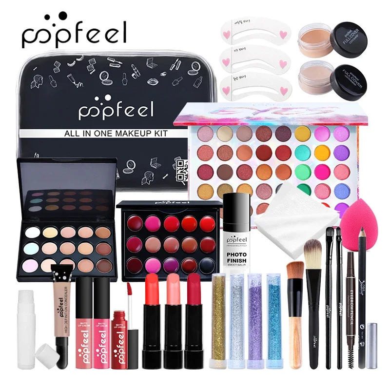 Make Up Sets Eyeshadow Lipstic - Beauty Book Makeup Kit 评论和价格