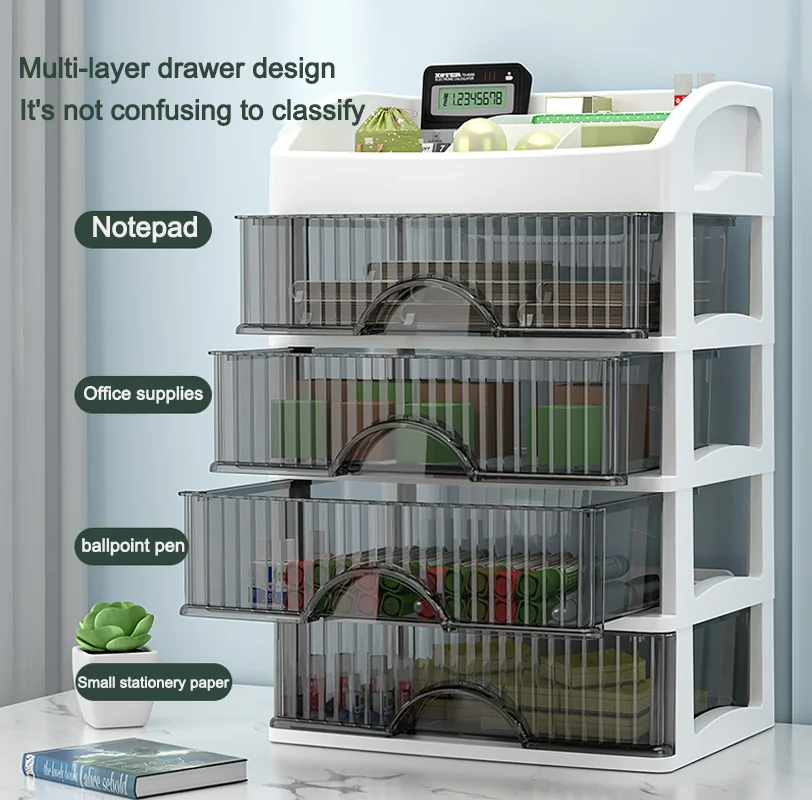 New 1Pc 5-layer Makeup Storage - Beauty Makeup Desk 评论和价格
