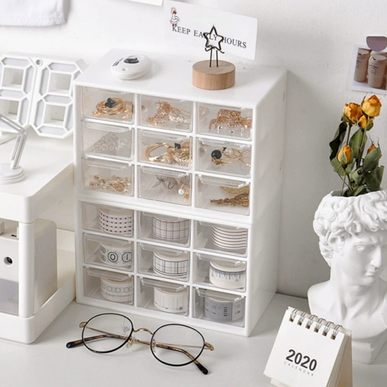 Bead Material Storage Box. The - Beauty Makeup Desk 评论和价格