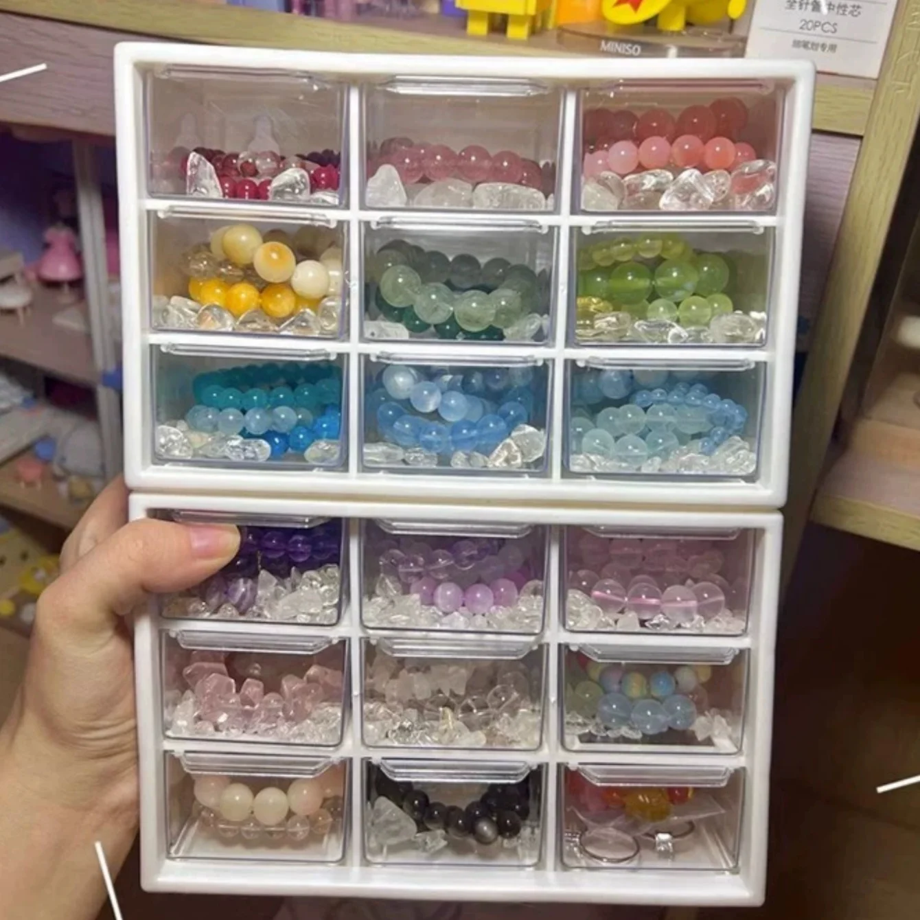 Bead Material Storage Box. The - Beauty Makeup Desk 评论和价格