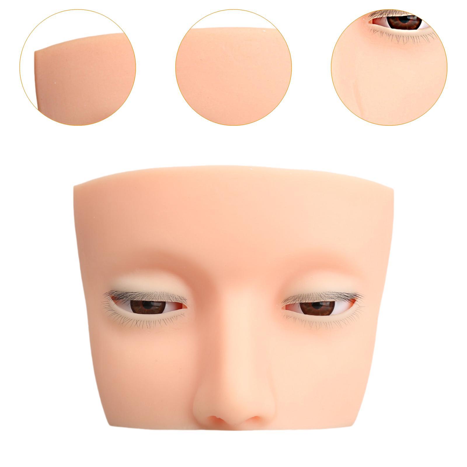 Silicone Eyelash Mannequin Hea - Beauty Makeup School 评论和价格