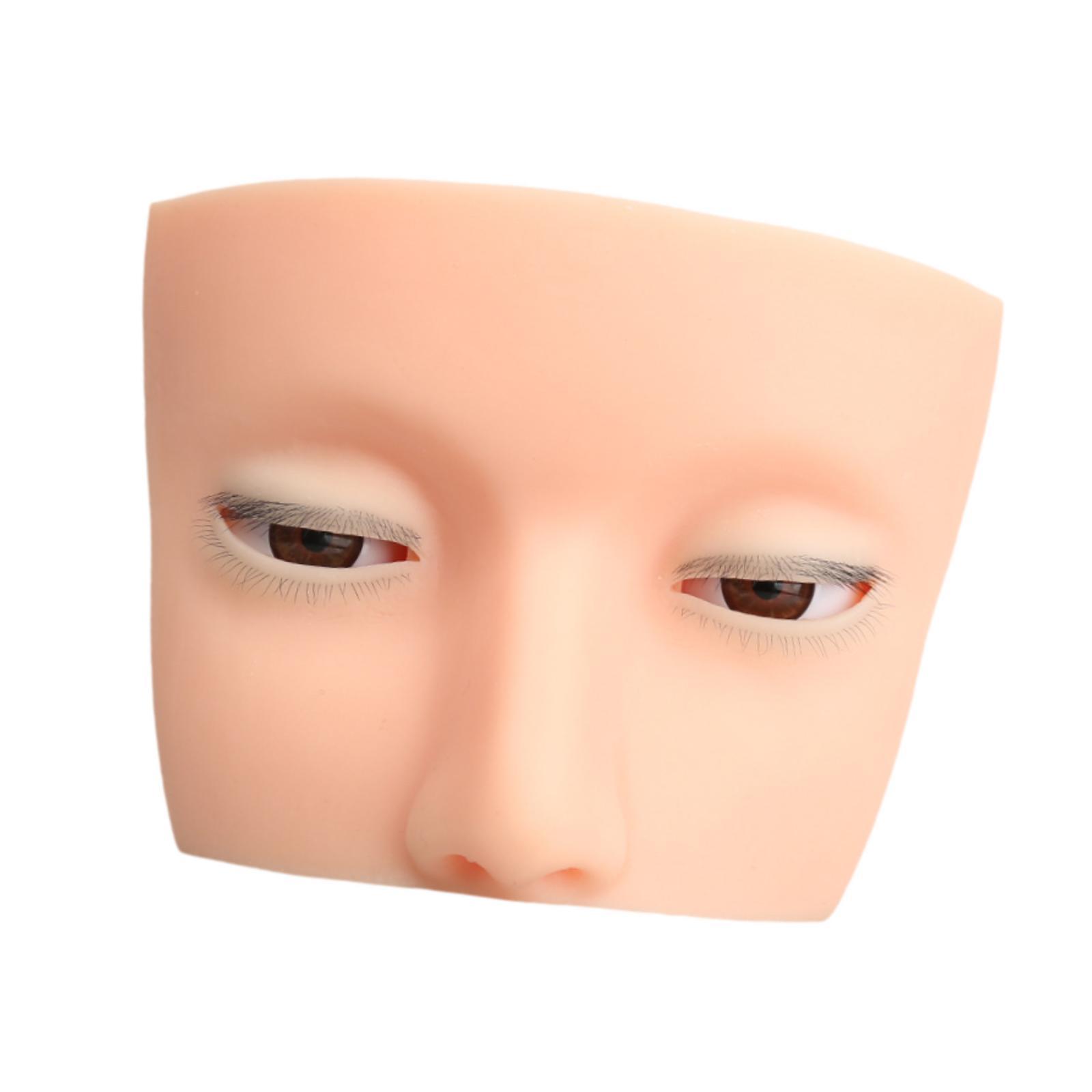 Silicone Eyelash Mannequin Hea - Beauty Makeup School 评论和价格