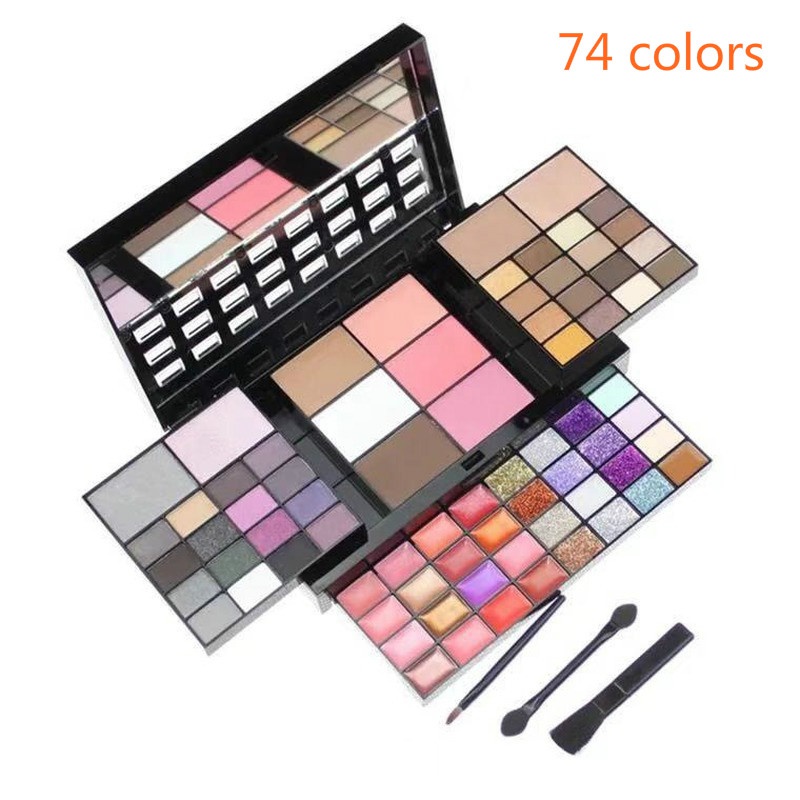 40/74/78 Colors Glitter Eyesha - Beauty Book Makeup Kit 评论和价格