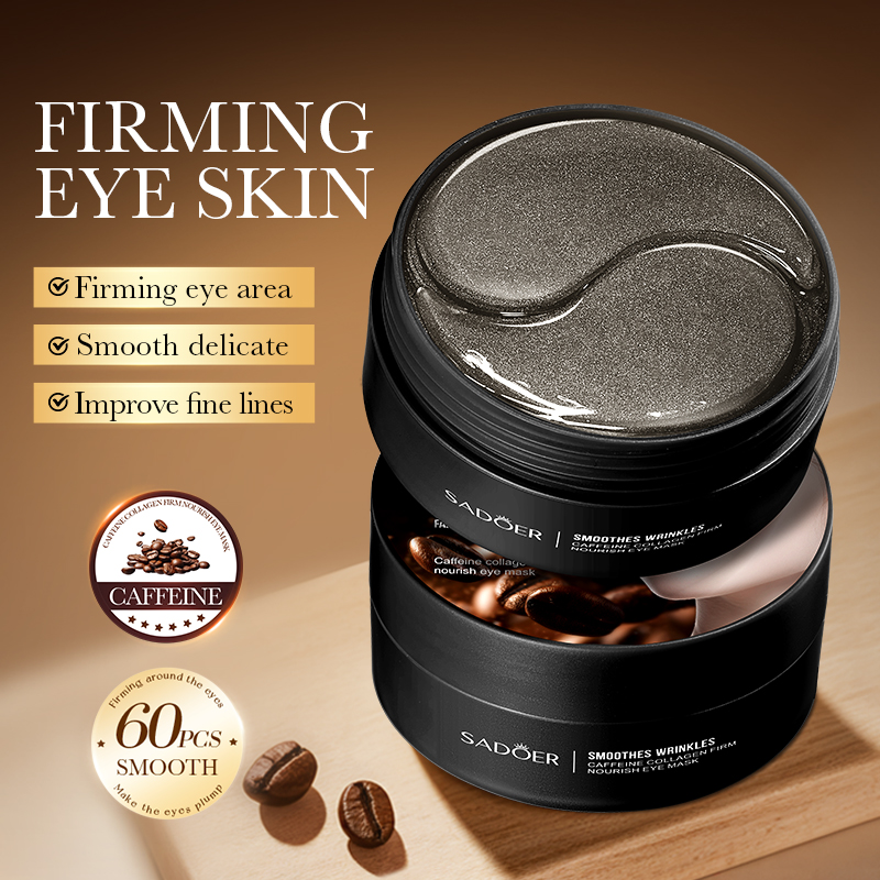 60pcs SADOER Caffeine Crystal  - Collagen Eye Patch 评论和价格