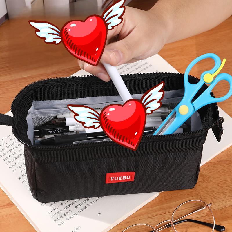 Pencil Case Large Capacity Pen - Beauty Makeup School 评论和价格