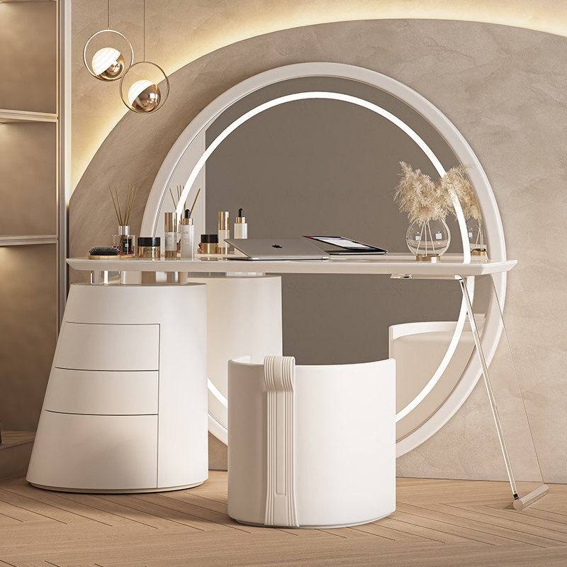 Modern Nordic Vanity Table Aes - Beauty Makeup Vanity Set 评论和价格