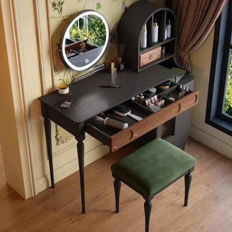 Organizer Black Vanity Table D - Beauty Makeup Vanity Set 评论和价格
