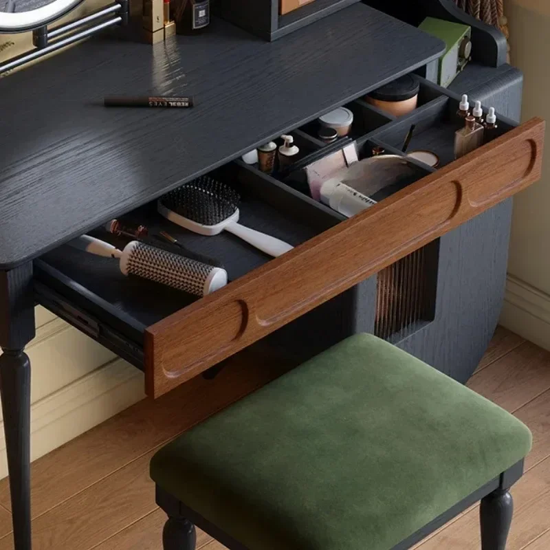 Organizer Black Vanity Table D - Beauty Makeup Vanity Set 评论和价格