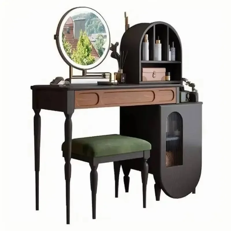 Organizer Black Vanity Table D - Beauty Makeup Vanity Set 评论和价格