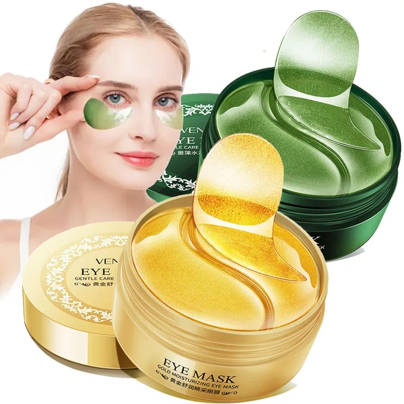 60Pcs/Box Seaweed Gold Collage - Collagen Eye Patch 评论和价格