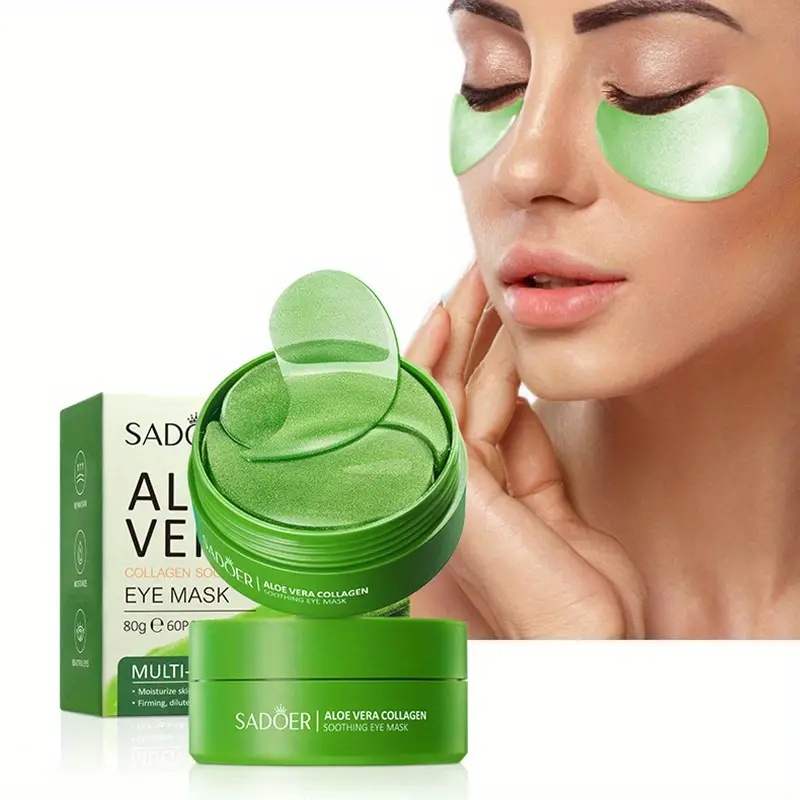 60 Pieces of Aloe Vera Collage - Collagen Eye Patch 评论和价格