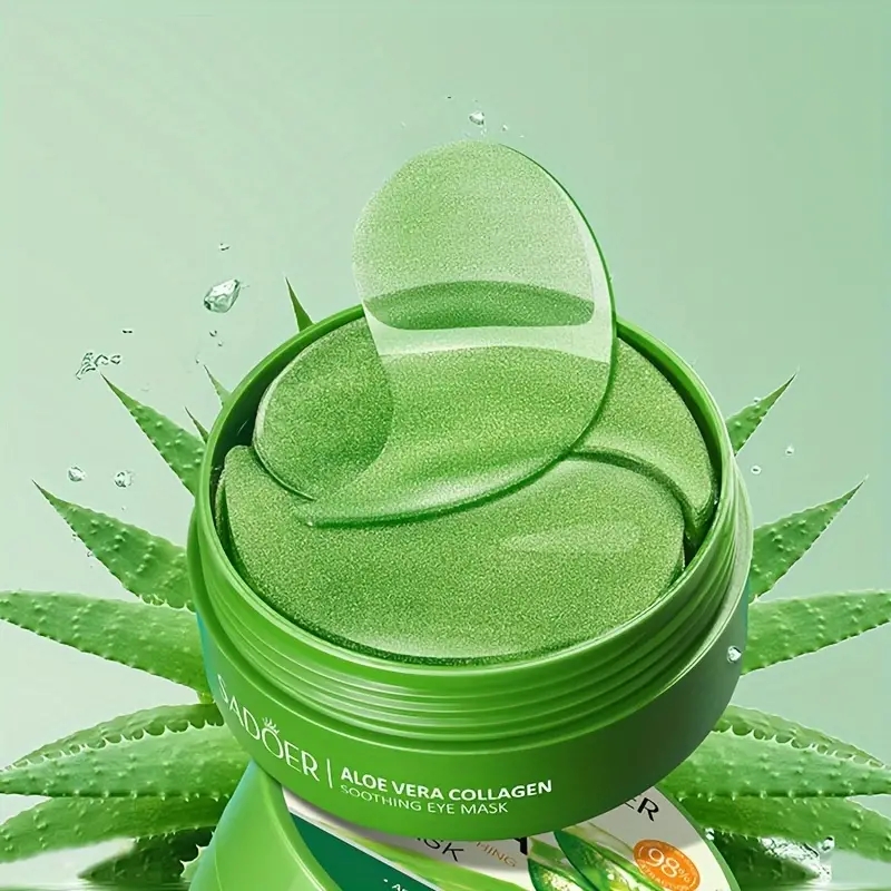 60 Pieces of Aloe Vera Collage - Collagen Eye Patch 评论和价格