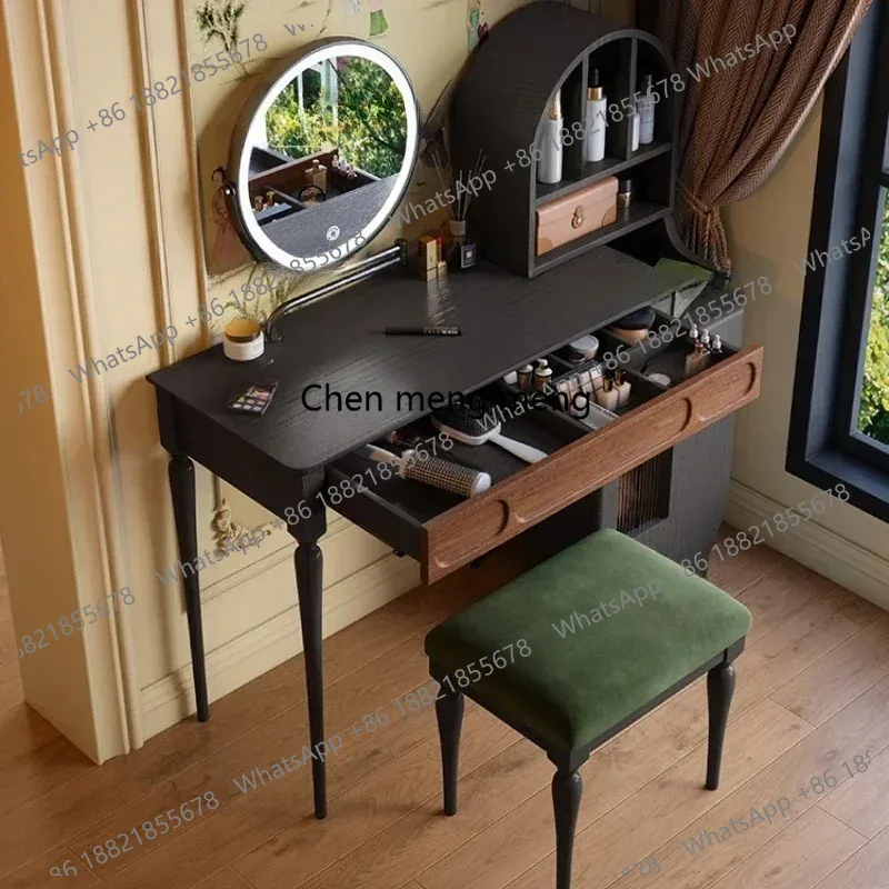 Organizer Black Vanity Table D - Beauty Makeup Vanity Set 评论和价格
