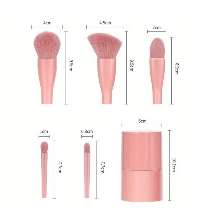 5Pcs/set Makeup Brushes Box Se - Beauty Makeup Tool Collection 评论和价格