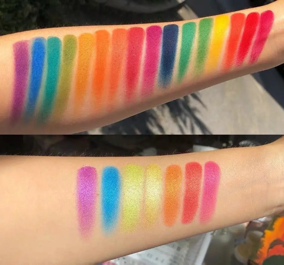 BEAUTY GLAZED 39 Color Rainbow - Beauty Book Makeup Kit 评论和价格